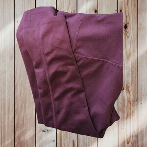 Danskin Leggings w/pockets, Maroon Large